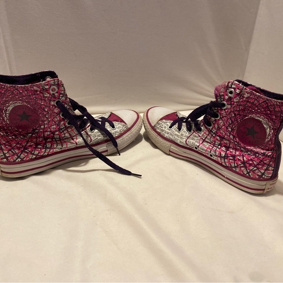 Converse Size 3 Chuck Taylor All Star Party Sneaker 649964F - Picture 7 of 15